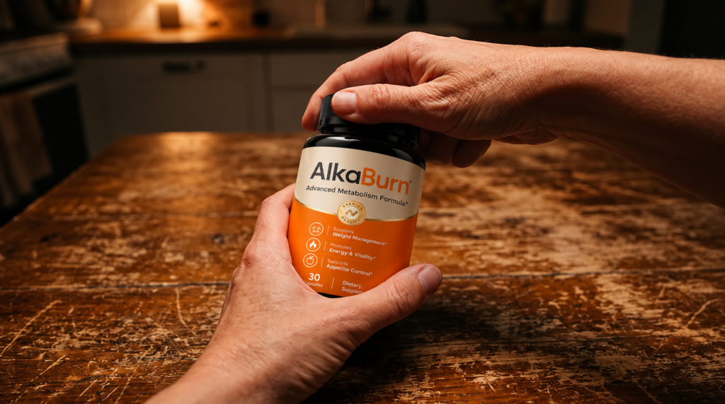 AlkaBurn Supplement Bottle